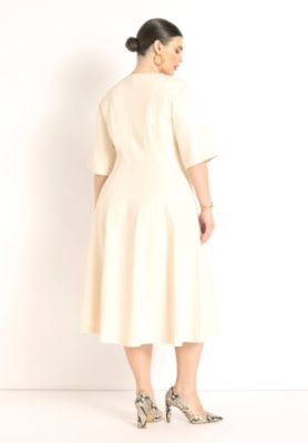 Women's Seam Detail Ponte Work Dress