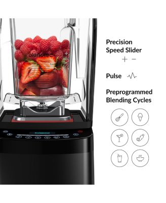 Professional 800 Blender, 34 oz GO Travel Bottle, 90 oz WildSide+ Jar, and Spoonula Spatula - Kitchen Blender Bundle - Black