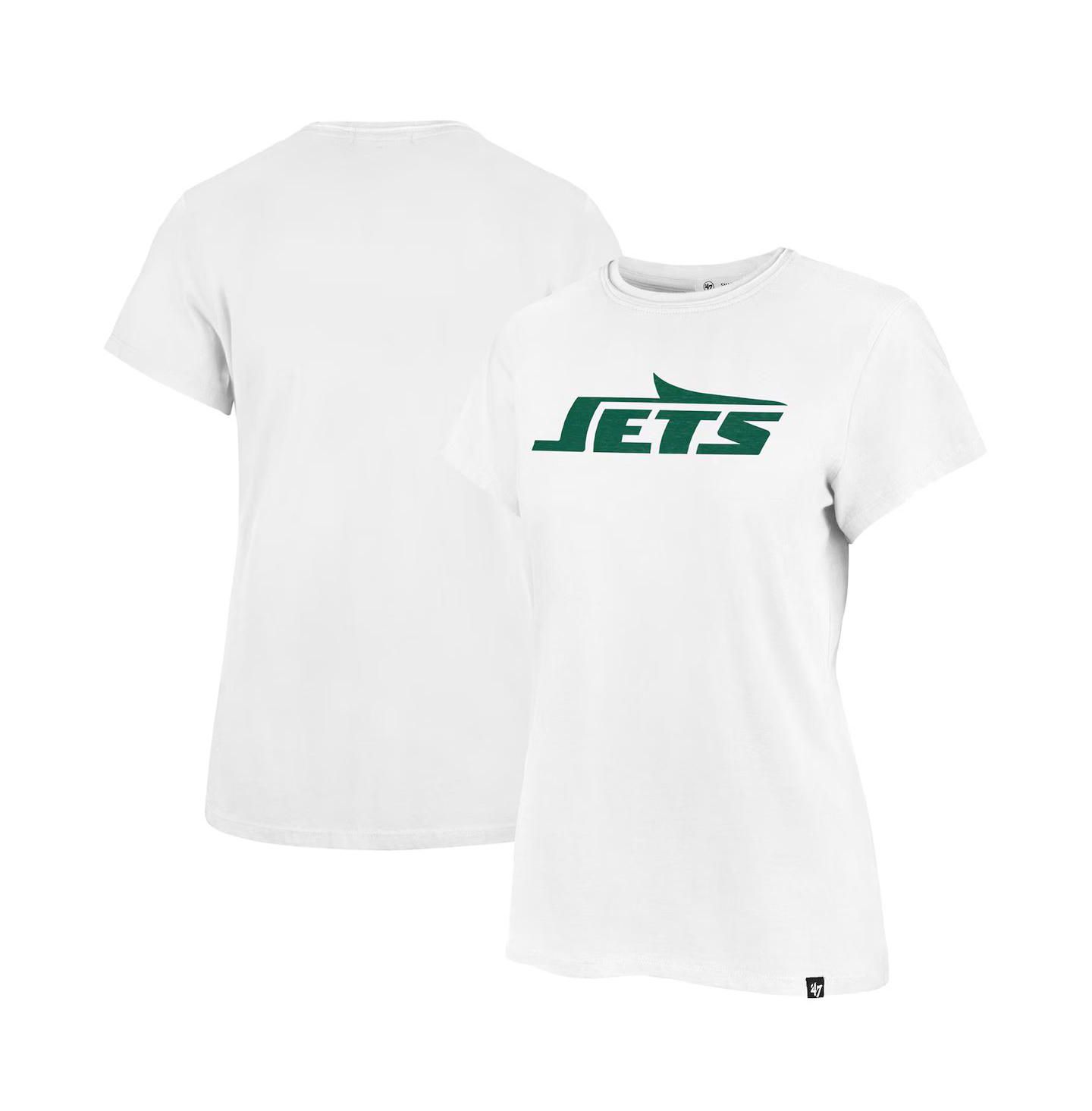 Женская футболка '47 Brand 47 White New York Jets Premier Frankie — фото 1