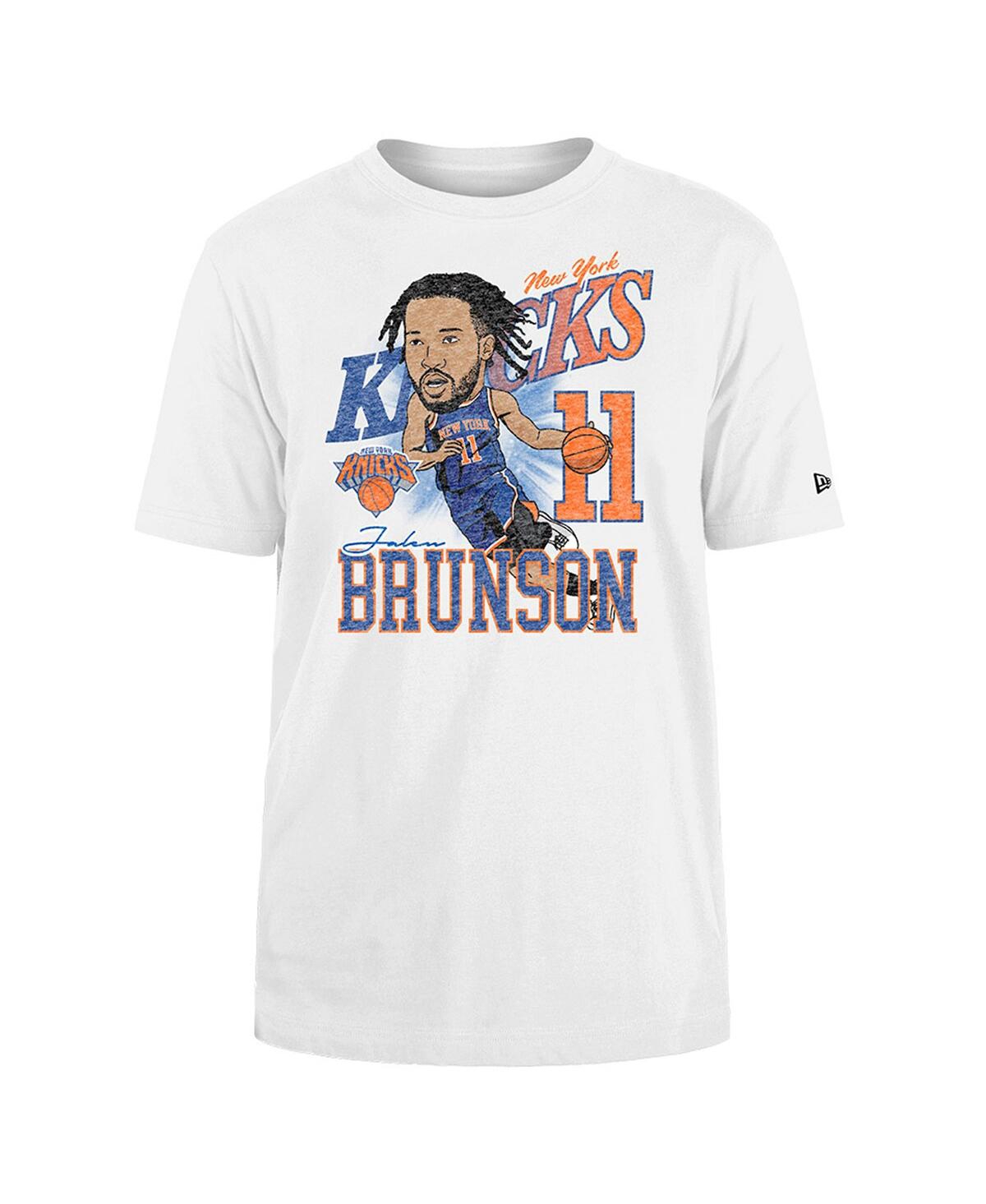 New Era Men's Jalen BrunsonNew York Knicks Caricature Player T-Shirt - White