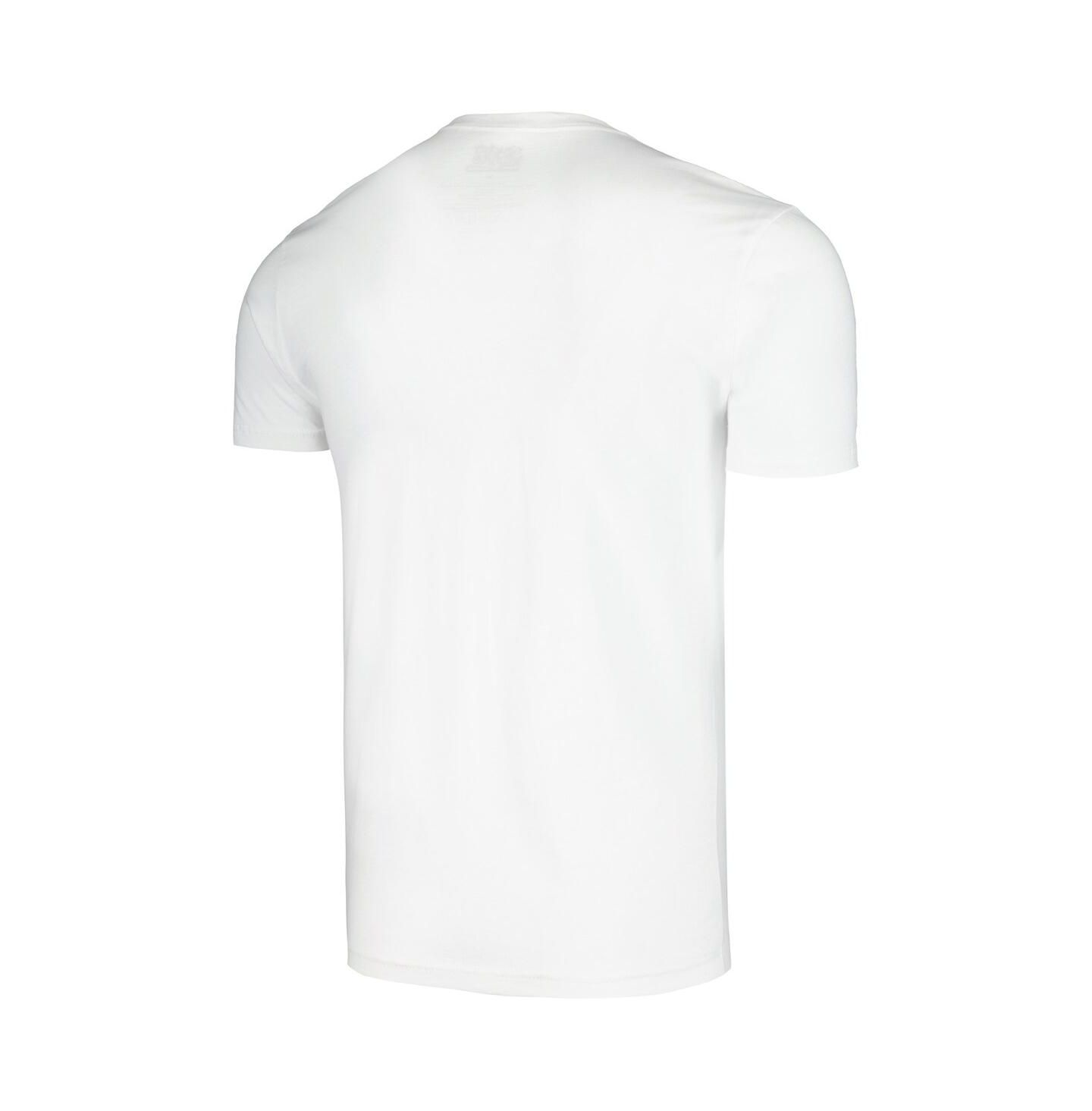 Мужская футболка Global Merch White Naughty by Nature Photo Bats — фото 2