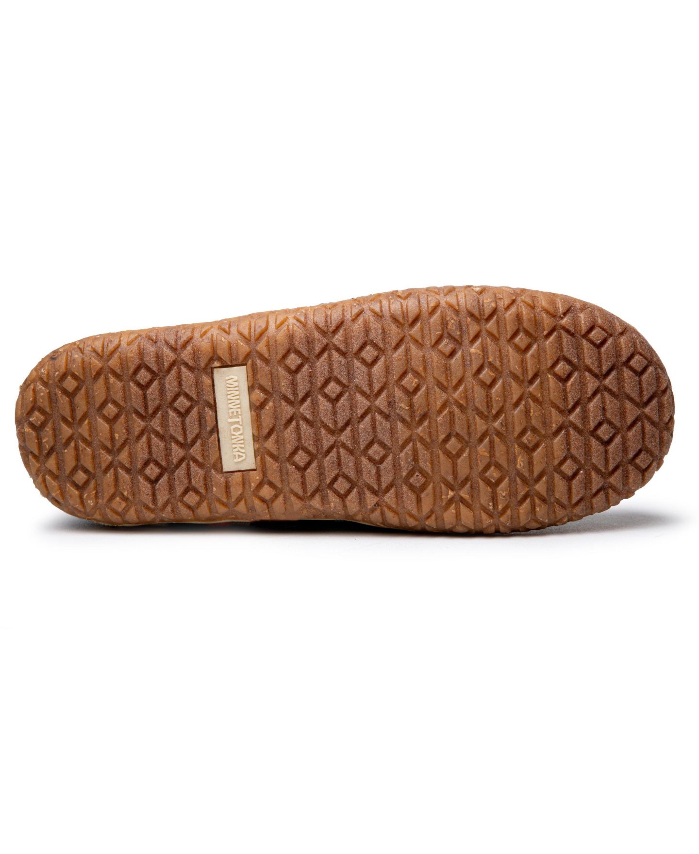 Женские тапочки Minnetonka Tempe Slippers, цвет: Коричневый клетчатый — фото 3