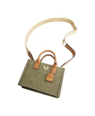 Modern Edge Suede Tote