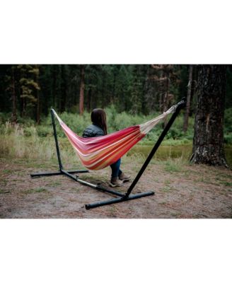 Cotton Blend Traveler Hammock - Coral