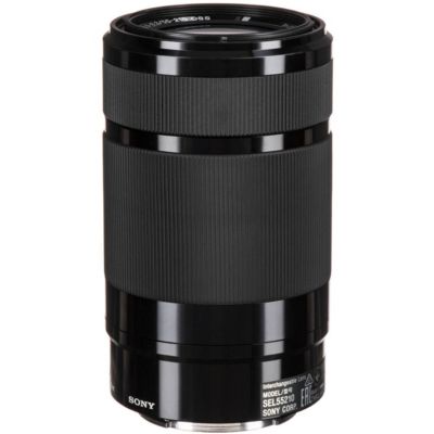 E 55-210mm f/4.5-6.3 OSS Lens for Sony E, Black
