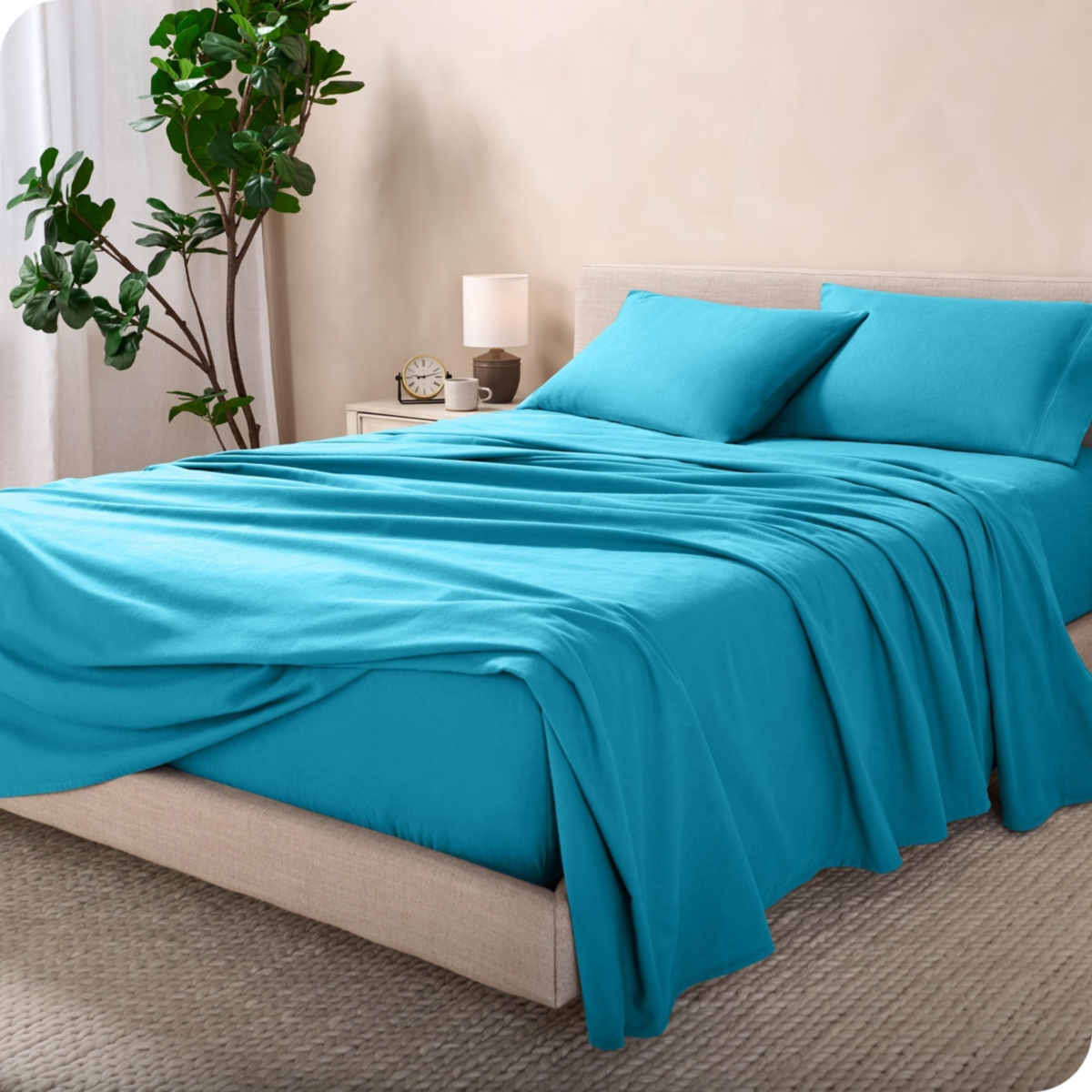 Bare Home Cotton Flannel Sheet Set