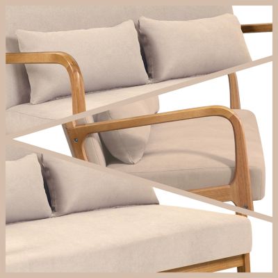 Mid-Century Modern 2-Seat Chair