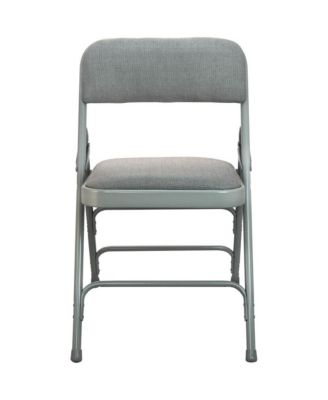 2-Pack Advantage Padded Metal Folding Chair - Fabric Seat