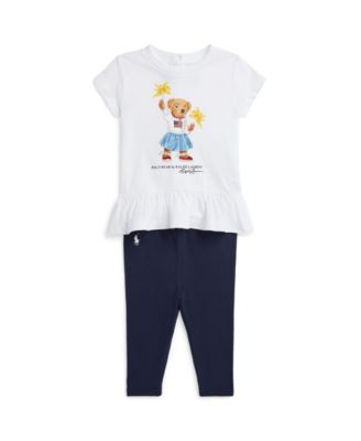 Polo Ralph Lauren - Baby Bear Jersey Tee & Legging Set
