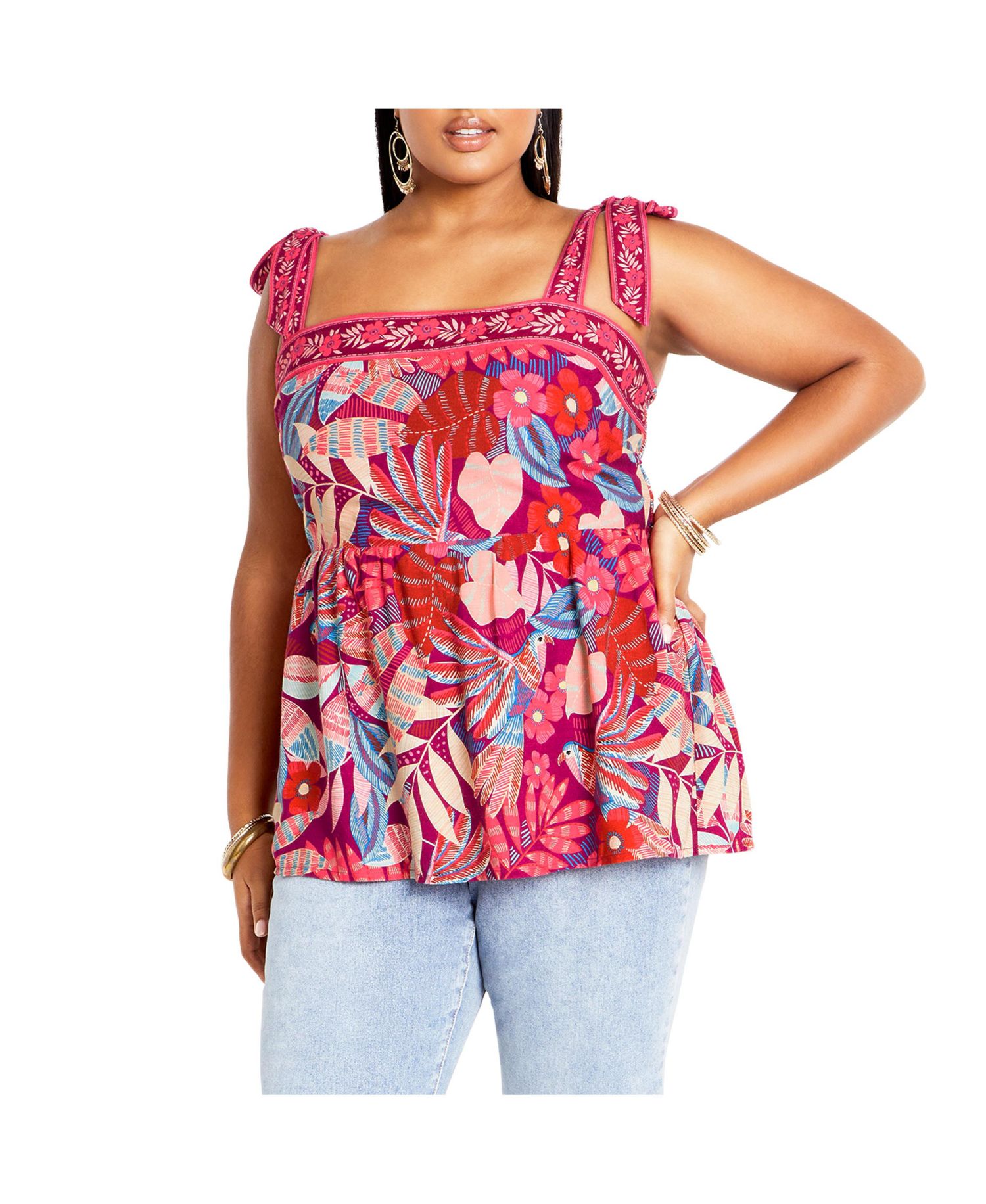 Women's Paradiso Print Top