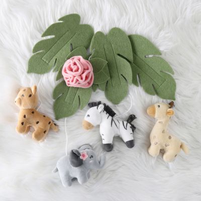 Wildest Dreams Pink Musical Crib Mobile for Baby Girls