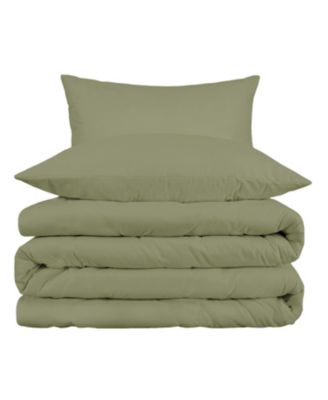 Egyptian Cotton 1000 Thread Count Solid Duvet Cover Set,King/California King