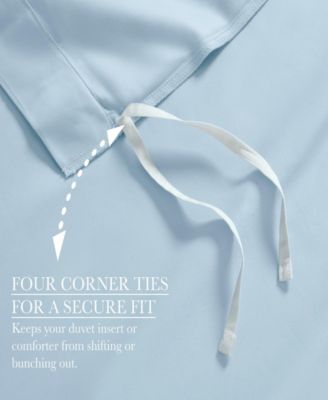 650-Thread Count Egyptian Cotton Solid Luxury 3-Pc. Duvet Cover Set, King/California King