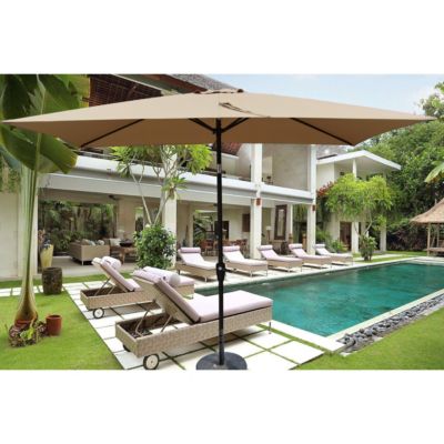 Streamdale 9-ft Waterproof Patio Umbrella with Crank and Tilt
