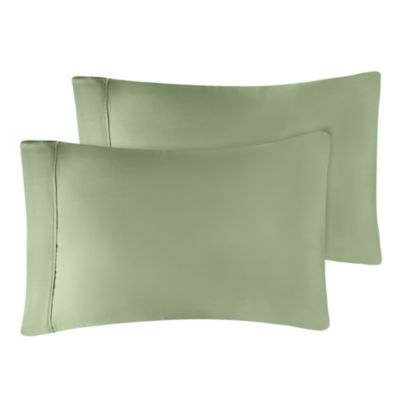 300-TC Silky Soft Rayon from Bamboo Pillowcases, Standard (Set of 2)