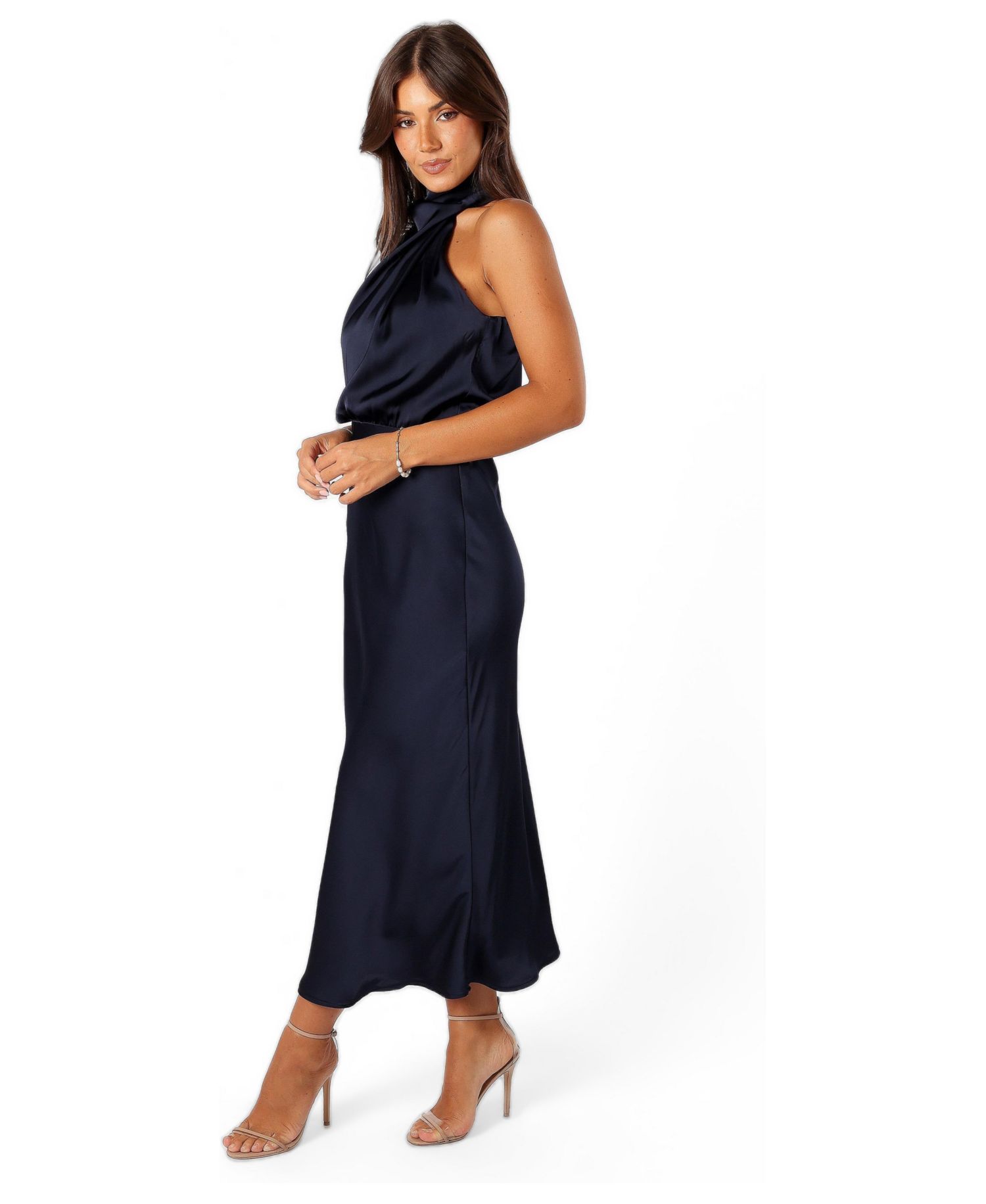 Women's Anabelle Halter Neck Midi Dress