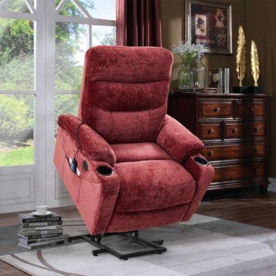 Power Lift Recliner with Heat & Massage for Seniors