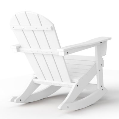 Outdoor Patio Porch Rocking Adirondack Chair (Set of 2)