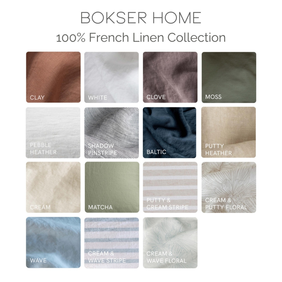 Bokser Home French Linen and Cotton Duvet & Sham Set - King/Cal