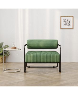Modern Green Iron Sofa Chair for Living Room and Balcony