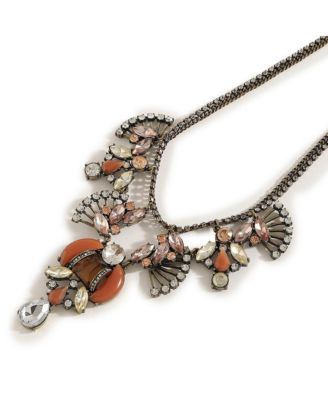 Women's Gold Revival Statement Necklace