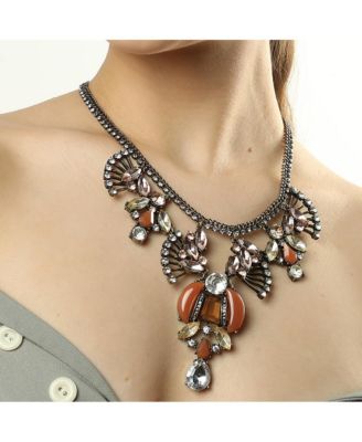 Women's Gold Revival Statement Necklace