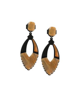 Women's Marquise Halo Drop Earrings