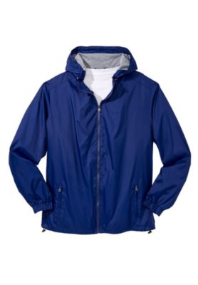 Big & Tall Jersey-Lined Windbreaker