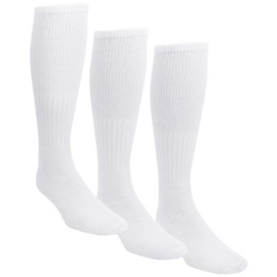 Big & Tall Diabetic Over-The-Calf Extra Wide Socks 3-Pack