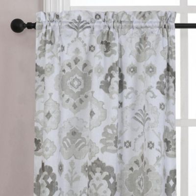 Country Living Farmhouse 3 Pc Solid Cafe Kitchen Curtain Tier & Tucked Valance Set
