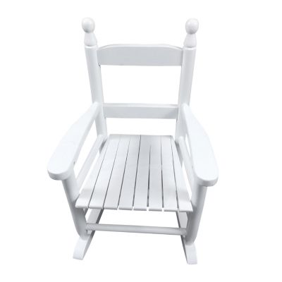 Streamdale White Rocking Chair for Kids Indoor/Outdoor