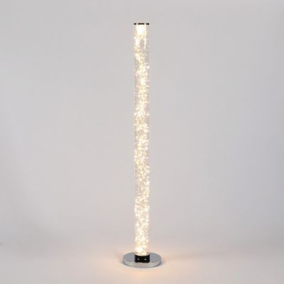 Streamdale 49" Exposed Rope LED Minari Clear Column Floor Lamp
