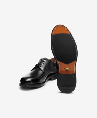 G.H.BASS Men's Monogram Blucher Derby Dress Shoes