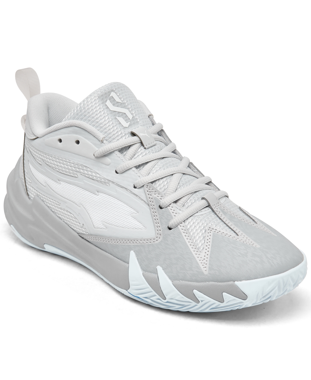 Shop Puma Big Kids Scoot Zero Basketball Sneakers From Finish Line In Grey