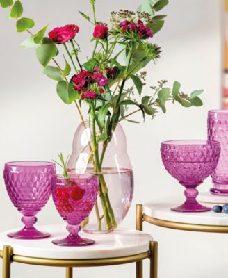 Boston Red Wine Glasses, Set of 4 