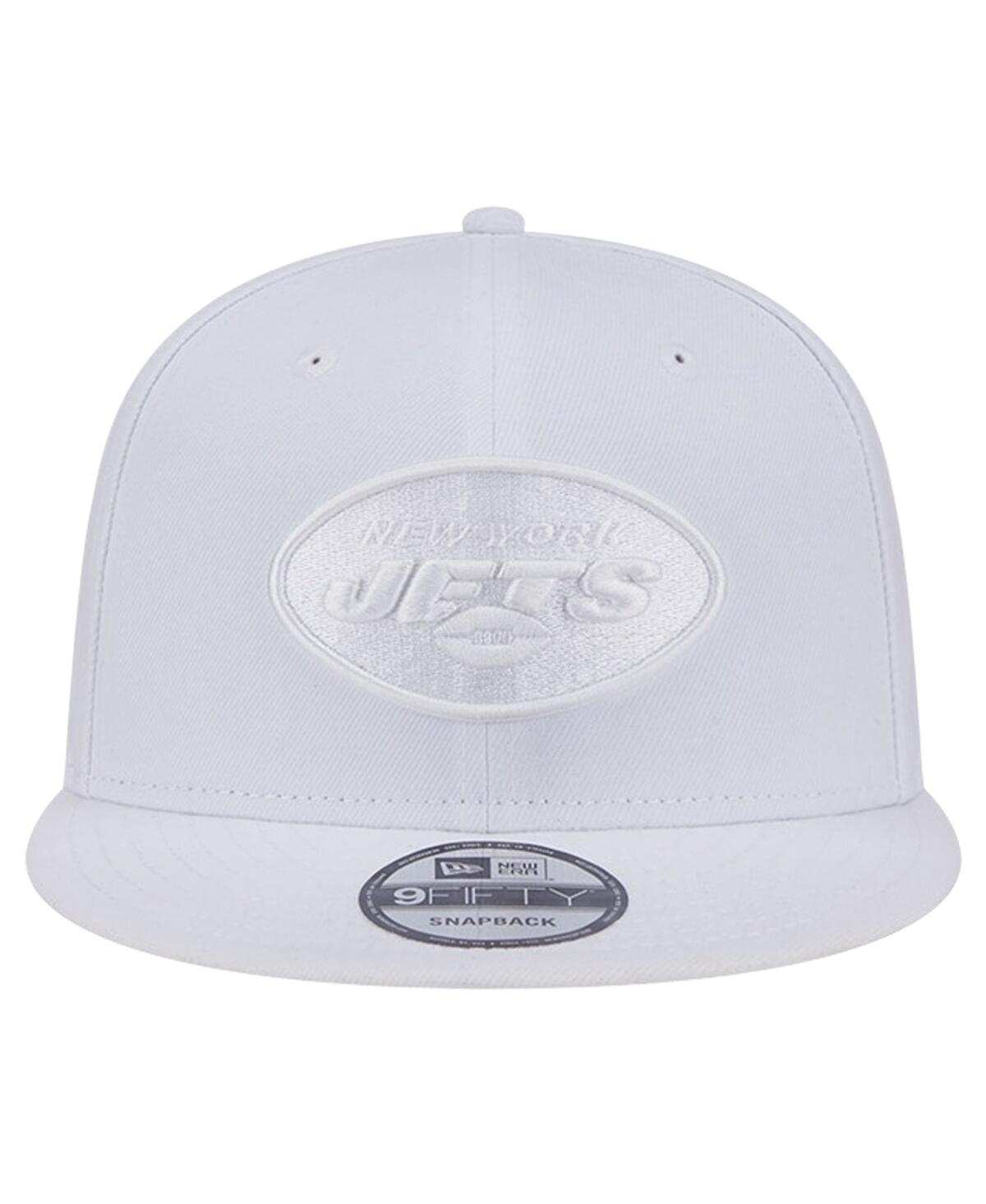 New Era Men's New York Jets Maon White 9FIFTY Snapback Hat - White