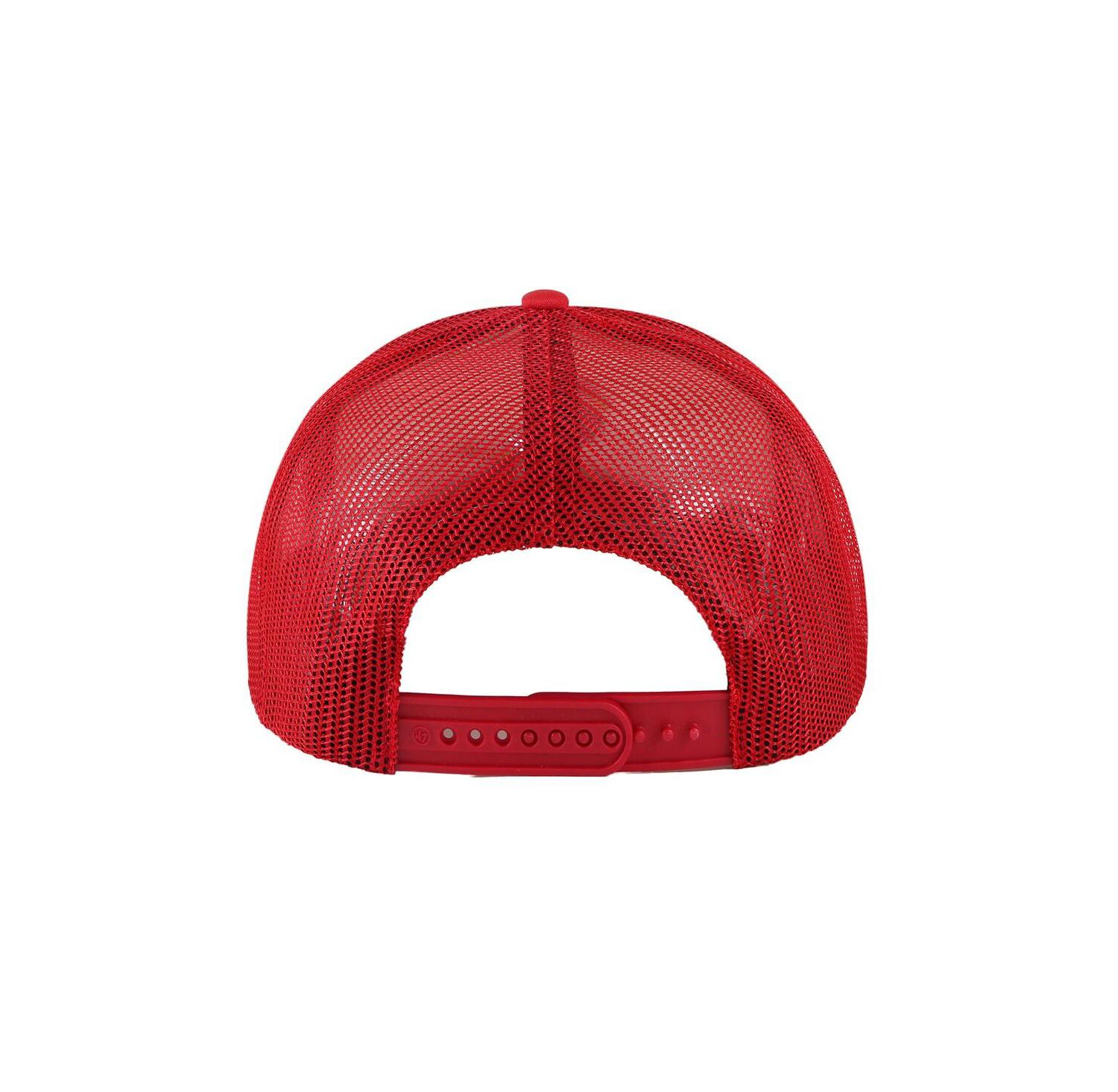 47 Brand Men's Red Philadelphia Phillies Lift Off Foam Front Mesh Trucker Adjustable Hat