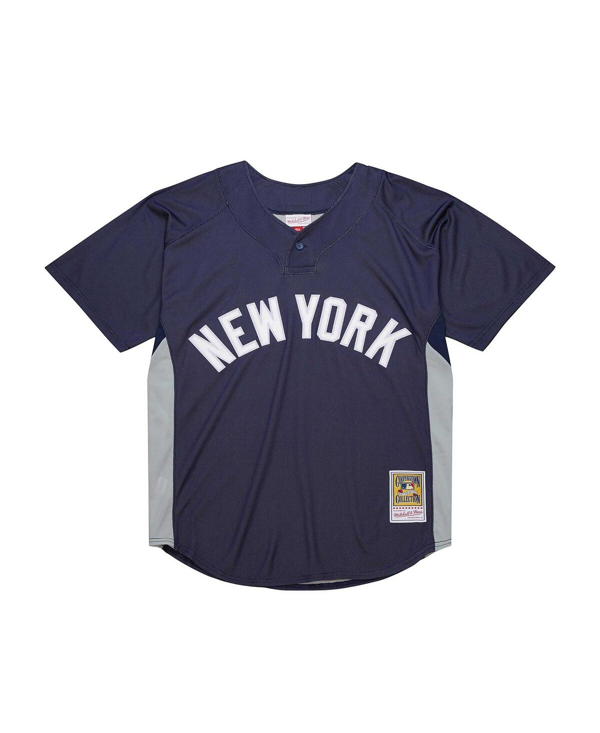 Mitchell & Ness Men's Derek JeterNew York Yankees Cooperstown Collection Batting Practice Jersey - Navy