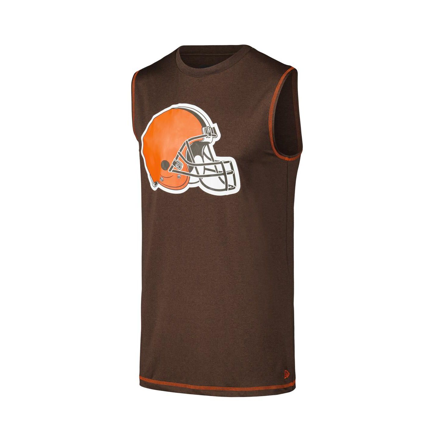 Мужской топ New Era Brown Cleveland Browns — фото 3
