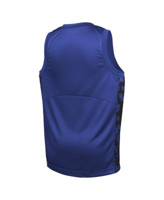 Big Boys and Girls Blue New York Knicks Courtside Starting Five Team Jersey