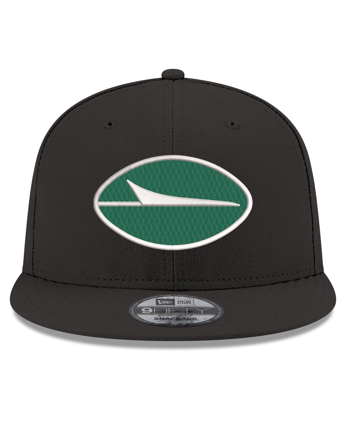 NEW ERA MEN'S BLACK NEW YORK JETS STANDARD 9FIFTY SNAPBACK HAT 