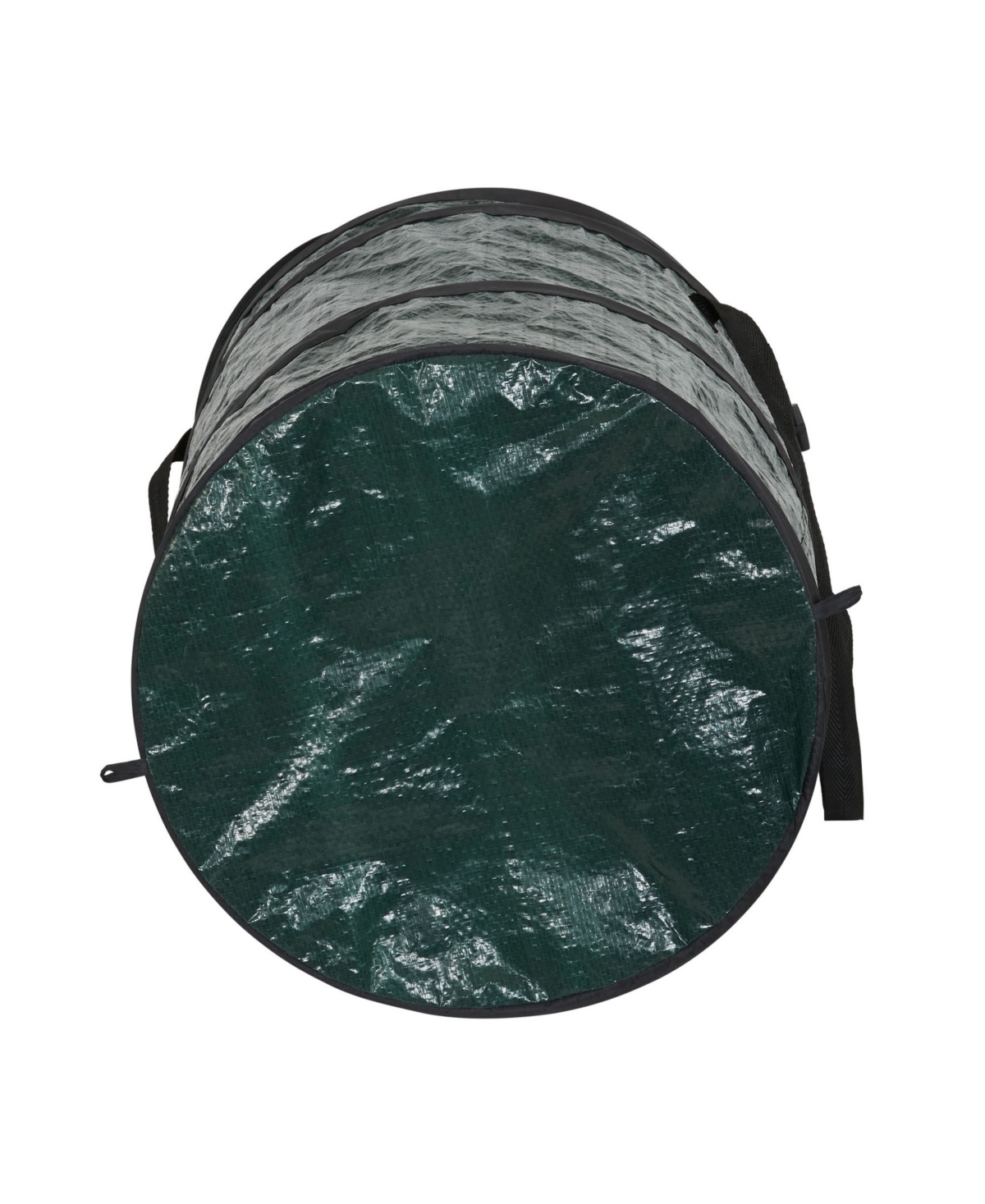 Household Essentials Pop Up Hamper 15" With Zippered Top In Green