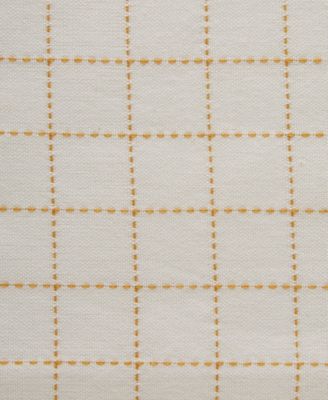 Everyday Basic Kitchen Collection Large Woven Cotton Dishtowel/Tea Towel Set, 18x28", Honey Gold, 5 Count