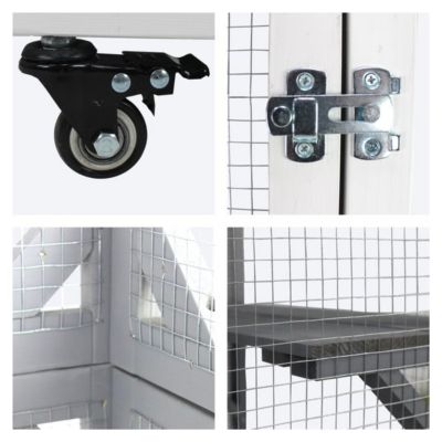 Streamdale Outdoor Indoor Cat Pet Climbing Rack Play Cage Lovely Big Space