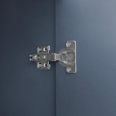 Wave Pattern Storage Cabinet, 2 Doors, 2 Drawers