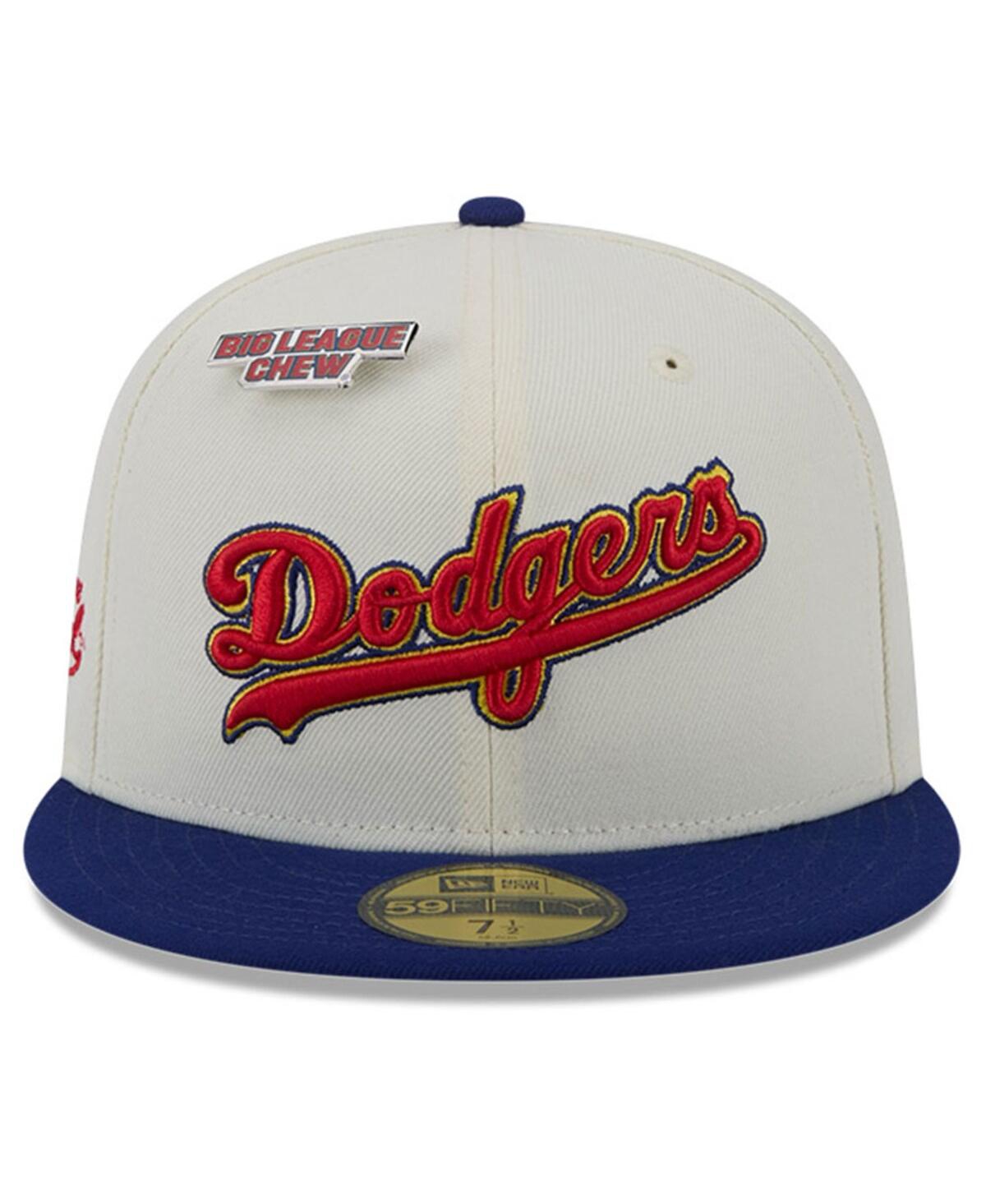 Shop New Era Men's White Los Angeles Dodgers Big League Chew Original 59fifty Fitted Hat