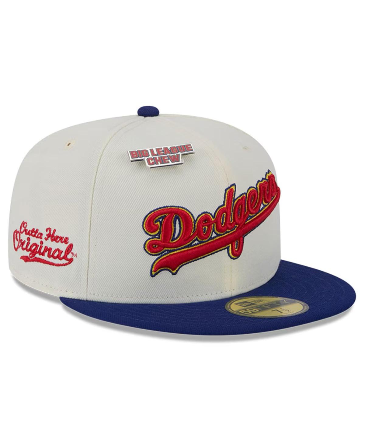 Shop New Era Men's White Los Angeles Dodgers Big League Chew Original 59fifty Fitted Hat