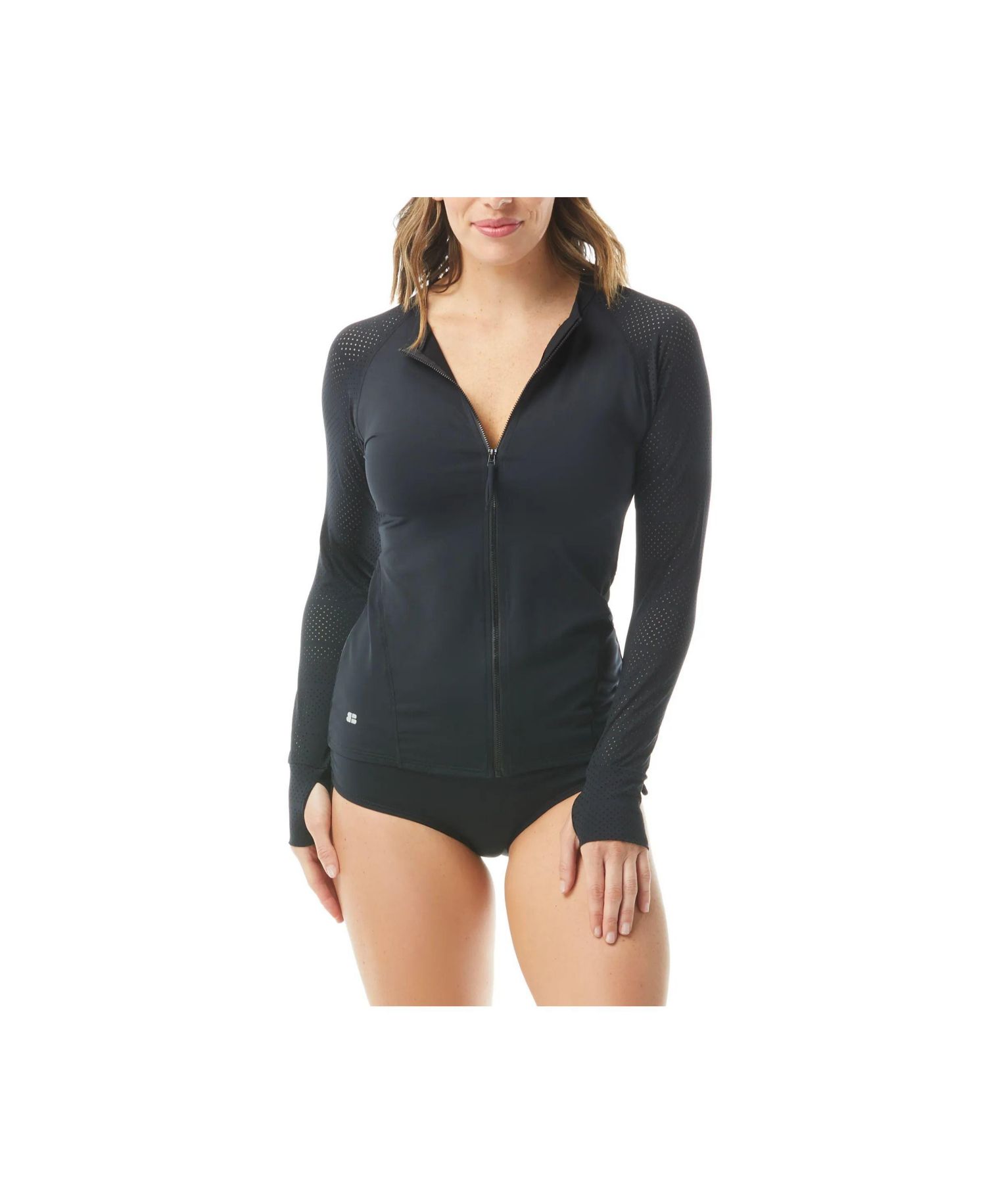 Ava Zip Front Rash Guard