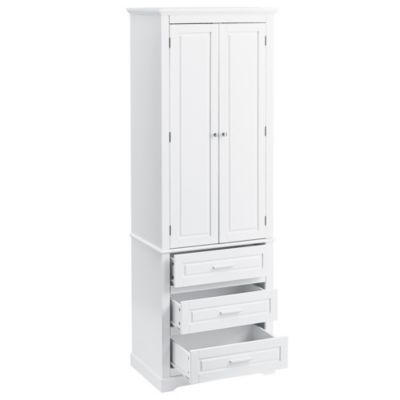 Streamdale Tall Storage Cabinet With Three Drawers For Bathroom/Office