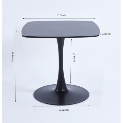  Black MDF Dining or Executive Table